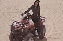 Desert Safari by Quad Bike Around Pyramids enjoying Sunset or Sunrise 