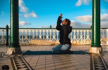 Outdoor Yoga Class at Brighton's Sea front