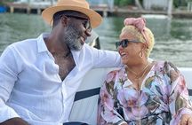Boat Rental Miami with captain and champagne