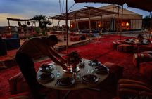 Marrakech: Dinner In Desert Agafay, Sunset Camel Ride & Fire Show