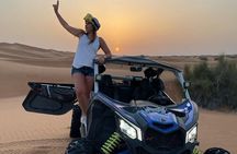 Morning Desert Safari with Buggy Ride & Sandboarding – Shared Car