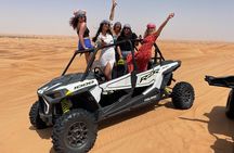 Morning Desert Safari with Buggy Ride & Sandboarding – Shared Car
