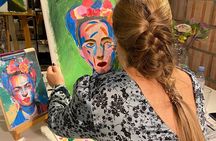Wine and Painting Workshop Experience in Brussels