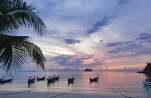 Sunrise yoga class overlooking the beach, the sea & sunrise .