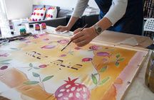 Private Silk Painting Workshop in Jerusalem - Create a scarf -