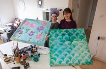 Private Silk Painting Workshop in Jerusalem - Create a scarf -