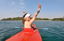 [PRIVATE CHARTER] SEA-KAYAKING along HALF-MOON BAY & SUNSET DRIFTING & DINNER