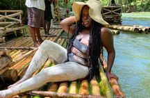 Private Montego Bay Bamboo Rafting with Limestone Foot Massage