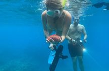 E-Scooter Snorkel With Photo and Video At Turtle Town