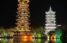 Guilin Four lakes night cruise with the English speaking driver from Guilin hotel