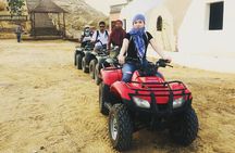 Private ATV ride at the desert of GIZA pyramids 