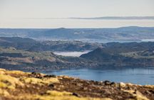 Crater Lakes Scenic Flight with Natural Hot Pool Bathing by Floatplane