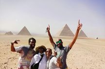 8-hours full day Giza pyramids , Sphinx & Egyptian museum 
