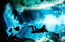 Scuba Diving in Cenote Kukulkan
