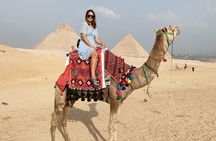 All Inclusive Private Half Tour to Giza Pyramids Camel Ride Lunch Entrance fees