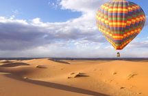 Amazing Dubai Beautiful Desert By Hot Air Balloon ( Falcon Show ) and Camel Ride