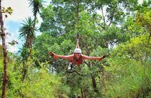 Arenal Full day Adventure:Canopy Tour, Superman, Tarzan Swing, Canyoning Rafting