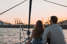 Sunset boat trip with open bar of cava (local champagne)