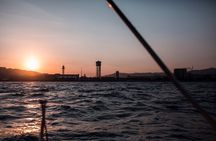 Sunset boat trip with open bar of cava (local champagne)