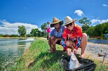 Hook-A-Barra Fishing and Farm Activity
