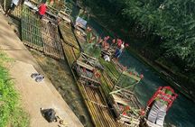 Bamboo Rafting and Limestone Foot Massage Private Tour 