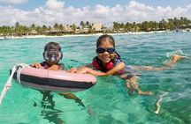 Swim with akumal turtles