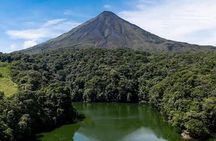 Afternoon Arenal Volcano and Natural Hot Springs River 