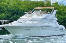 Cancun Yacht Tour - SEARAY YACHT 46 FT GREAT FOR SUNSET 15 PEOPLE MAX 25P9