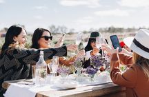 Picnic among lavender