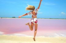 Natural Pink Lake Tour in Las Coloradas from Playa del Carmen