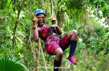ATV Jungle with Ziplines, Cenote, Transportation & Insurance 