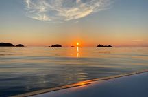 Sunset boat cruise with Aperitif at the Sanguinary Islands