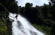 Canyoning Cascada El Tagual Waterfall 80 meters