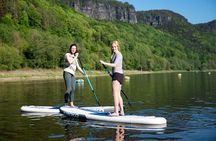 Stand up paddleboard and scooter tour in Bohemian Switzerland