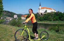 Stand up paddleboard and scooter tour in Bohemian Switzerland