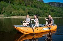 Rafting from Děčín to Bad Schandau and back on bikes