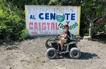 Tulum Area Guided ATV/Scooter Tour 2 Cenotes Snorkel/Swim + Jungle Cantina Lunch