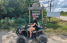 Tulum Area Guided ATV/Scooter Tour 2 Cenotes Snorkel/Swim + Jungle Cantina Lunch