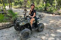 Tulum Area Guided ATV/Scooter Tour 2 Cenotes Snorkel/Swim + Jungle Cantina Lunch