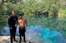 Tulum Area Guided ATV/Scooter Tour 2 Cenotes Snorkel/Swim + Jungle Cantina Lunch