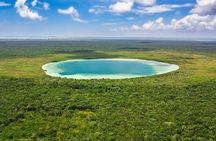 Cenote Zemway & Cenote Zacil with Lagoon from Playa del Carmen