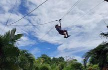  Zipp Line + Animal Sanctuary +ATVs city walk + Rum & Chocolate Factory
