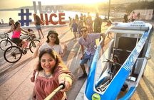 Nice: private guided Tour by electric taxi bike