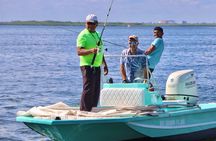 Cancun Fly Fishing large boat 