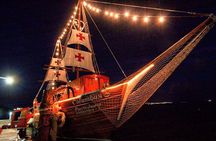 Cancun Lagoon Sunset Sailing Trip aboard classic Galeón with Dinner and Free bar