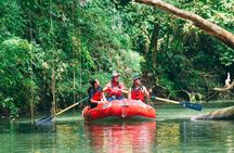3-in-1 Arenal Volcano River Safari Float, La Fortuna Waterfall and Volcano Hike