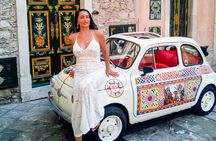 Private tour of Taormina and La Dolce Vita with the 500