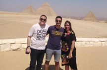 8-hours Giza pyramids , Sakkara pyramids ,Memphis old city ,lunch & camel ride