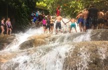 Bamboo Rafting, Dunn's River Falls and Horseback Riding Private Tour 