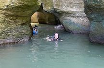 Cave, Waterfall and River Adventure in Charco Azul from San Juan